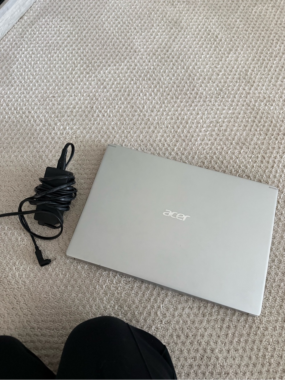 Aspire Silver Acer Laptop with Charger